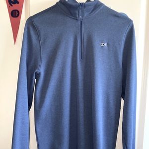 Vineyard vines blue 1/4 zip pullover YXL